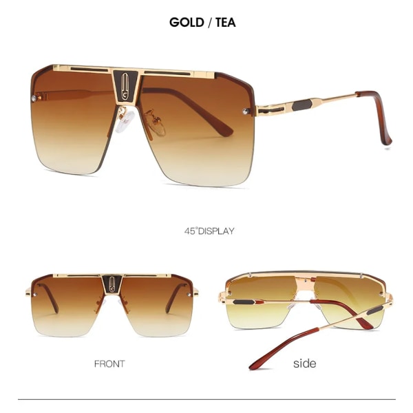 Kina Grossist Metallram Män Solglasögon Lyx Anpassad Logotyp Solglasögon För Män Med Hög Kvalitet 1 fashion sunglasses