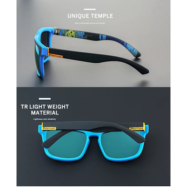 Pyöräilyurheilulasit miehille polarisoidut aurinkolasit miehille ja naisille retropeililinssi ajamiseen kalastukseen UV400-suoja C5 Polarized Sunglasses