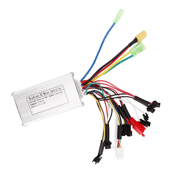 3-modus sinuskurvekontroll børsteløs DC-motorkontrollsystem for elektrisk sykkel 24V 36V 48V 17A