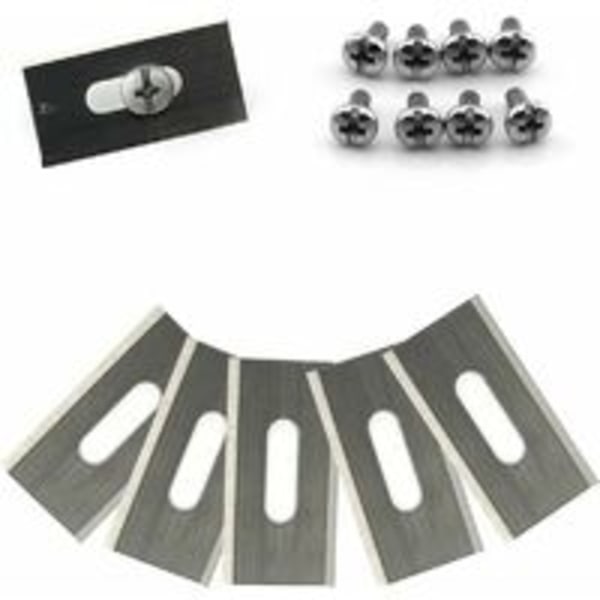 30-pak gressblader for Husqvarna med doble skarpe blader i rustfritt stål 36,5*18,5*0,65 mm