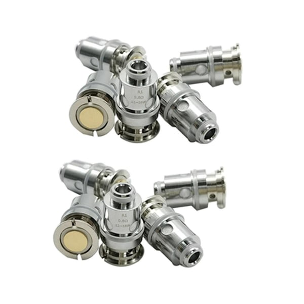 10 stk. udskiftning af spolehoveder Pnp Coil R1 0,8ohm til Mod Pod/ R Mod Pod/calibre P22 Aio/finic P18