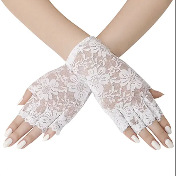 Women's Lace Wedding Gloves Women's Short Gloves Opera Gloves