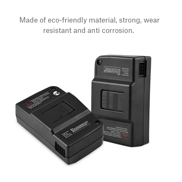 Ersättningsströmadapter AC-adapter Hög Effektivitet Säkerhetsskydd för Nintendo 64 N64 EU