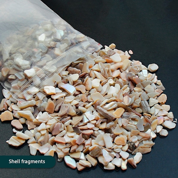 DIY Mosaikfragment Oregelbundet formad Handgjord Sten Jade - P Shell fragments