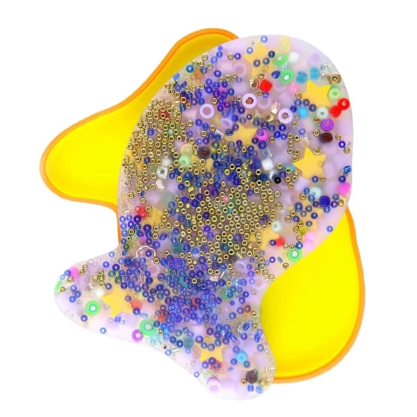 Picky Pad Fidget-leketøy | Hudplukkende Fidget-leker | Silikon Hudplukkende Fidget Pad Sensoriske Leker | Stressavlastende Gaver for Trichotillomani fish