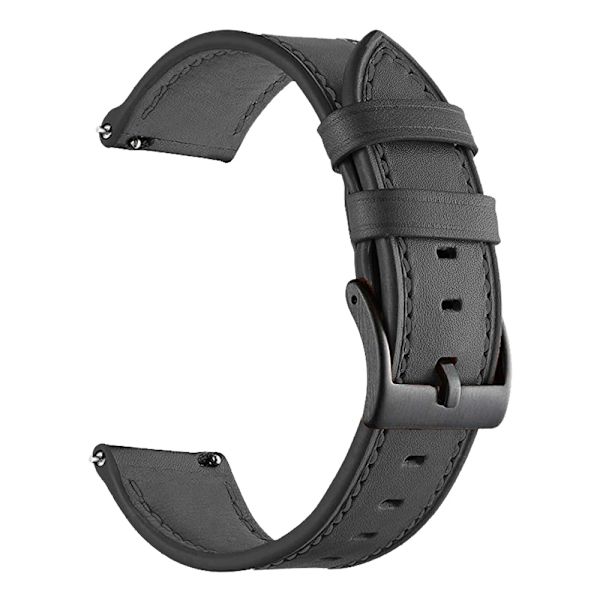 20 22MM Armband i Läder för Huawei Watch GT 3 2 GT3 GT2 Pro 46mm 42mm Honor Magic Smartwatch Band Armband Läder Grå Läder Grå Leather Gray Huawei GT 3 2 42mm