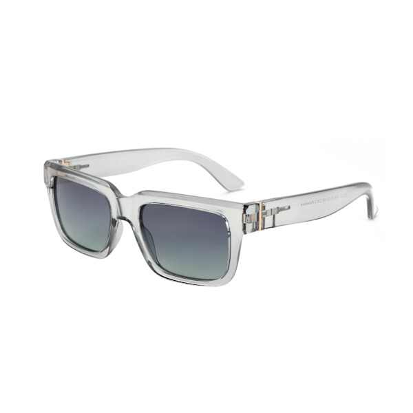 2024 Trendit suunnittelija vintage pienet suorakaiteen muotoiset aurinkolasit sävyt ylelliset naiset miehet polarisoidut mukautetut korkealaatuiset aurinkolasit C3-CRYSTAL GREY/BROWN Fashion Square Sunglasses
