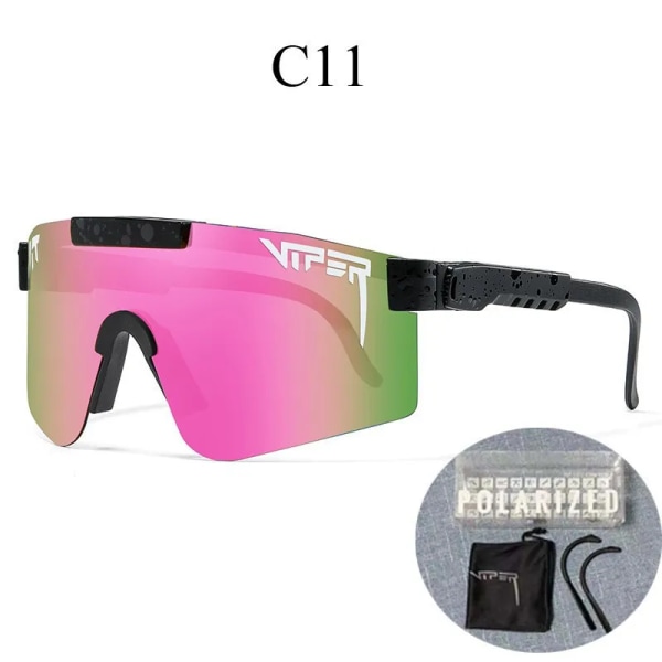 00 Nye ankomster  Tilpasset logo polariserede fotokromiske solbriller Tr90 Uv-beskyttelse Cykelbriller C13 UV protected sunglasses