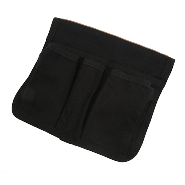 Campingstol Armlen Lagring Bag Side Multifunksjonell Bærbar Strandstol Hengende Oppbevaringspose for Utendørs Strand Svart
