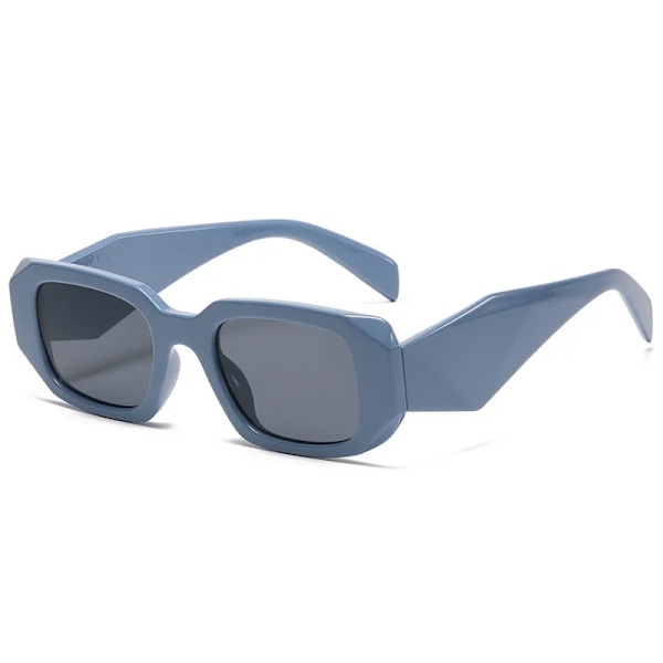 2024 Epäsäännöllinen Muoti Retro Suorakulmio Vintage Aurinkolasit Naiset Miehet Trendikkäät 90-luvun Suunnittelijamerkit Neliönmuotoiset Aurinkolasit Logo Mukautettu Tea/tea luxury sunglasses