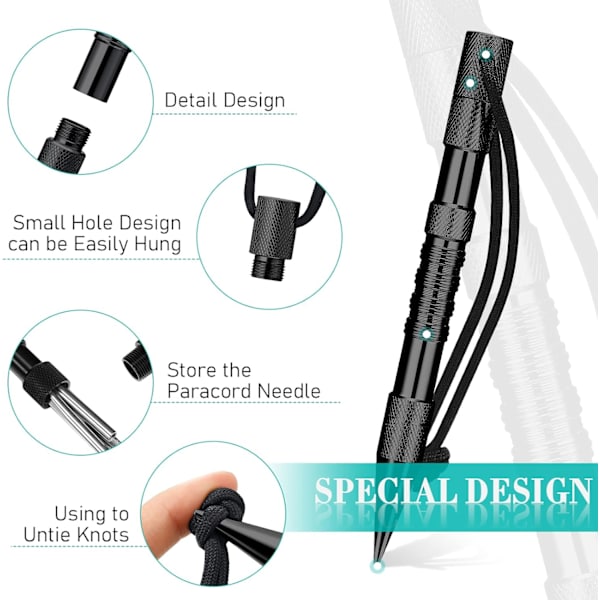 14 deler Paracord Tools Paracord FID Set Paracord Stitching Se