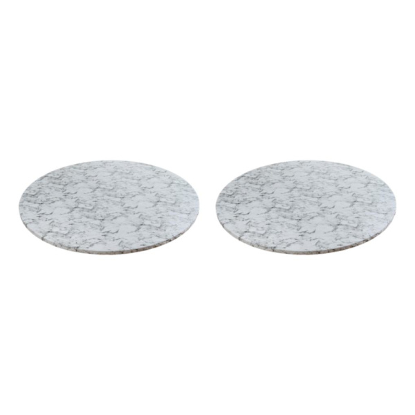 1/2/3/5 Runde Vandtætte Pasform Borddugsbetræk med Blød Hvid 100 til 110cm White 100 to 110cm 2PCS