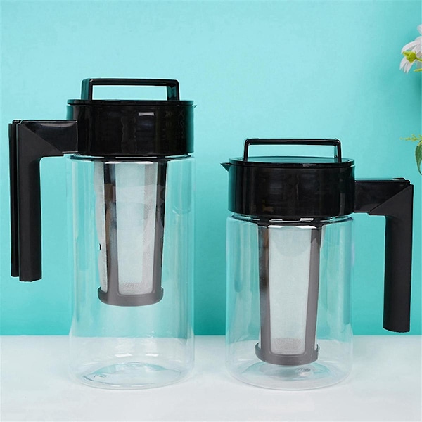 2000ml Koldbrygningskande til iskaffe med lufttæt lukning og håndtag
