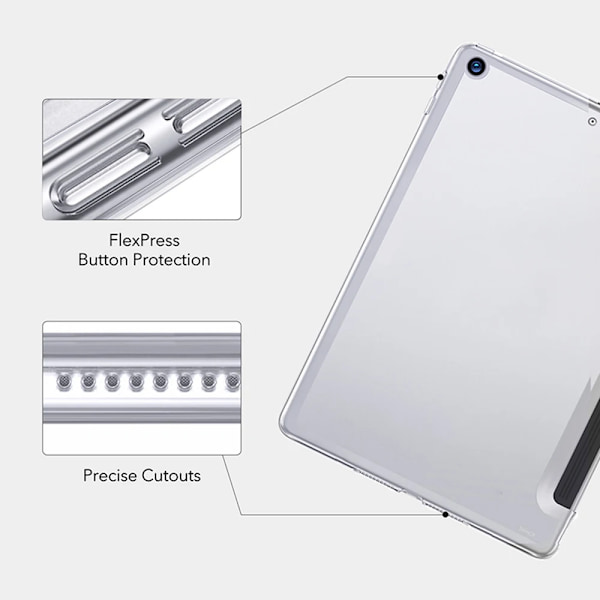 iPad 9.7 tuuman (2017 2018 5. ja 6. sukupolvi) A1822 A1823 A1893 A1954 kotelo iPad Air 1/ 2 kotelo iPad 6/5 2013 2014 kotelo iPad Air 2 iPad Air 2 Black