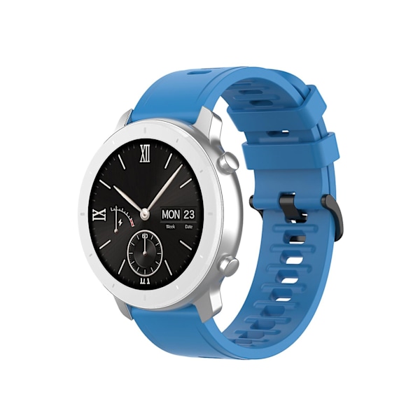 Pehmeä silikoniranneke 20/22mm Älykellon rannekkeen vaihto Rannekorutarvikkeet Amazfit Gtr 2e/gts 2e/bip/bip U Limenvihreä Lime 20mm