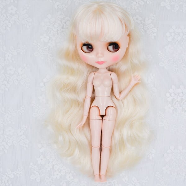 Neo Blyth Doll Anpassad NBL Glansig Ansikte, 1/6 OB24 BJD Blyth Doll Anpassad Blyth Dockor för Flickor, Present för Samling NBL09 NBL12