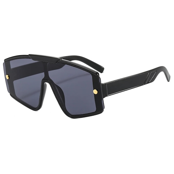 Moderigtige sommer overstørrelse farverige firkantede trendy genanvendte plastik solbriller til kvinder store stel solbriller et stykke solbriller C01 Fashion Sunglasses