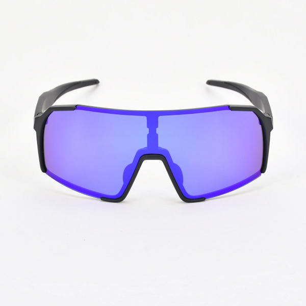 Anti-vind UV400 Cat 3 Silver Mirror Lens Herrcykel Golf Strand Sport Solglasögon Från Guangzhou Fabrik 2024 Full Blue Mirror sport
