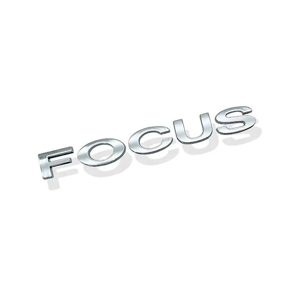 Bil Dekor 3D ABS Bil Bokstaver Bakre Støtfanger Bagasjerom Dekaler Emblem Merke Klistremerke For Ford Focus Logo Mk1 Mk2 Mk3 Mk4 Fiesta Ranger NO.4