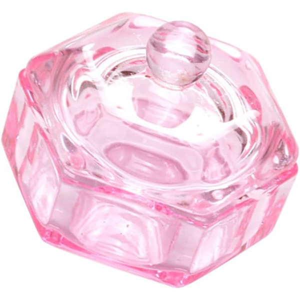 Hexagonal Dappen Bowl Cup Krystal Skål Cup Akryl Væske Monomer Glas Neglekunst Pudder Glas Værktøjer til Neglekunst Mani