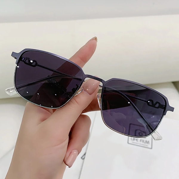 8254 Nye Hot Sale Retro Vintage fotokromiske linser Metal optisk stel Unisex Computer Briller Anti Blåt Lys Briller BLACK/PHOTOCHROMIC LENS optical glasses FRAME