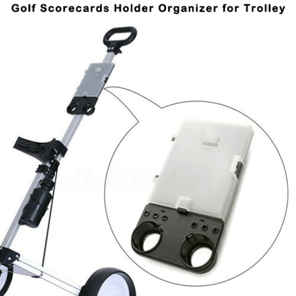 Golf Accessories Score Board Trolley Scorecard Holder Keeper