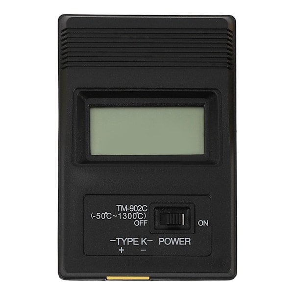 Tm-902c (-50c till 750c) Temperaturmätare Tm902c Digital K Typ Termometer Sensor + Termoelement Prob Detektor Nål (FMY) black