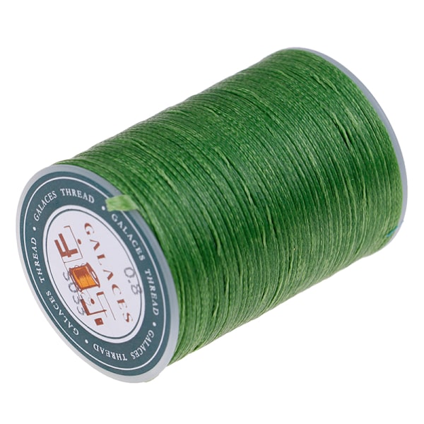 PC vokset tråd 0,8 mm 90 m polyester snor Sytråd Green