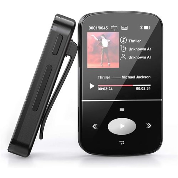 Bluetooth 4.1 MP3-afspiller Sportsmusik 32GB Tabfrit Lyd HiFi