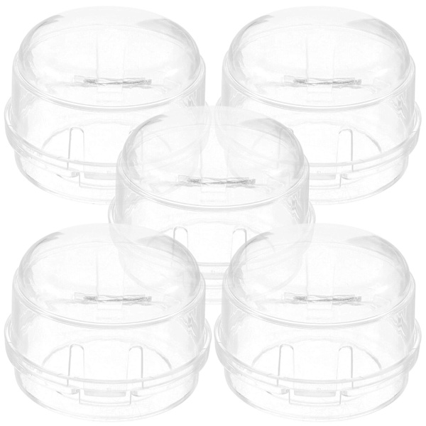 5 kpl kaasupellin suojukset lapsiturvallisilla uunin lukkoilla, kaasupellin nupin suojukset lapsiturvallisilla kaasupellin nupin lukkoilla, platina platinum 6x4cm