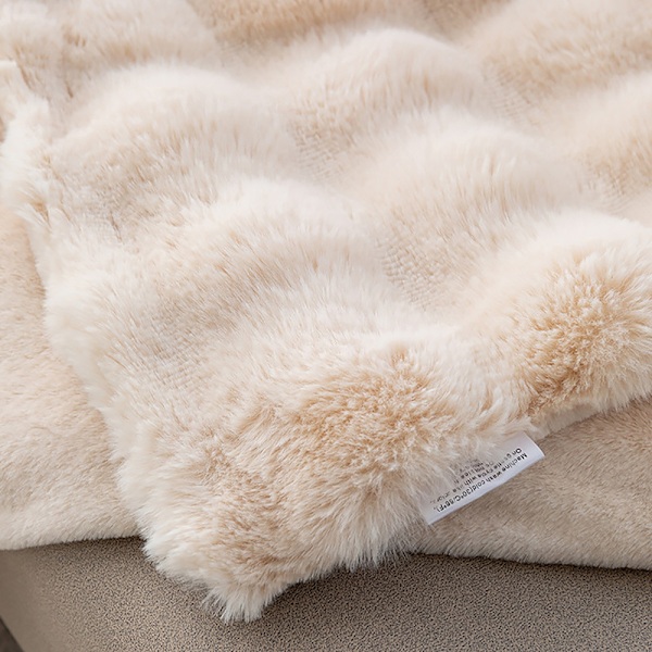 Flannel tæppe Toscana Bubble Blanket, Tæppe til afslappede lur, Varmt og blødt, Tre størrelser 70*100cm