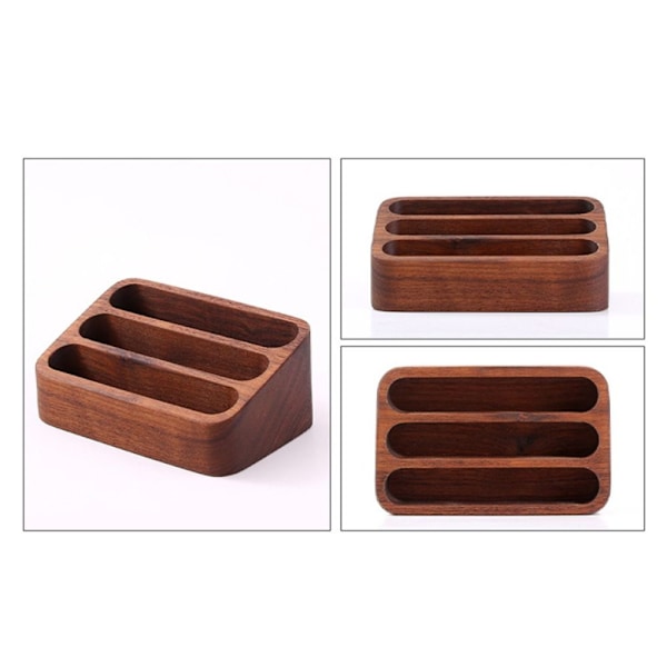 Visitkort Holder Organizer SORT VALNØD SORT Black Walnut Black Walnut