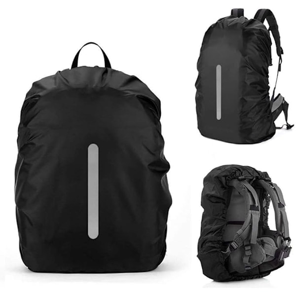 Rain cover for backpacks with reflective strips (30-40L)