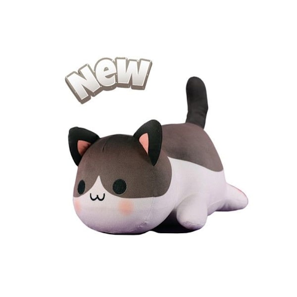 Aphmau Meemeows Plyschdocka Kattdocka Mjuk Kudde Leksak Hambu gray cat