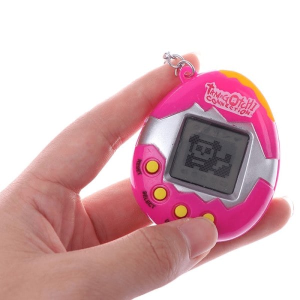 Tamagotchi - Retro Elektronisk Kjæledyr - Rosa - Tilfeldig leveranse: med eller uten antenne 1-Pack