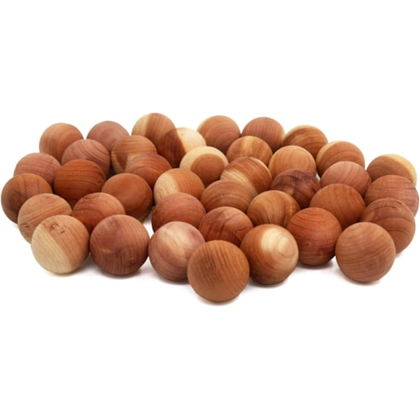 100 st 2 cm cederblock, naturlig aromatisk cederträ för klädförvaring, aromatiska cederkulor