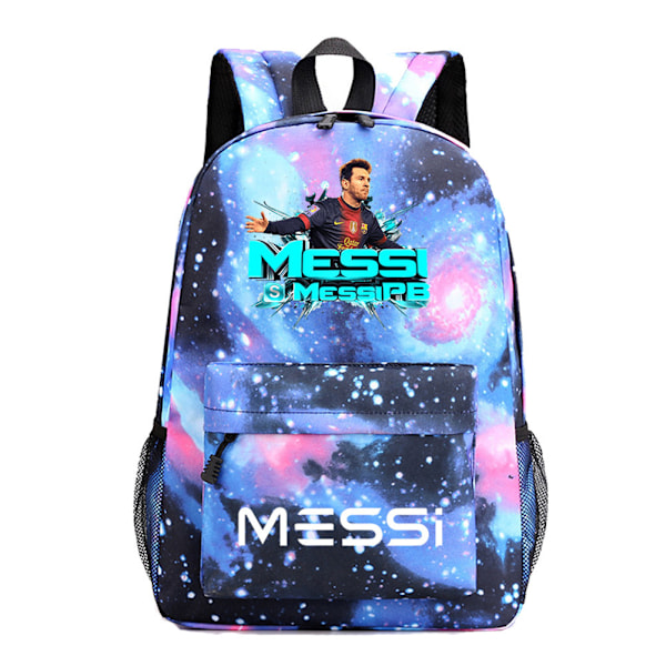 Messi Ryggsäck Barn Skolväska Dator Ryggsäck style 5