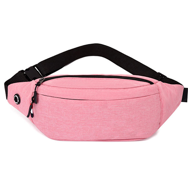 Herr Bälte Väska Grå Casual Funktionell Bälte Väska Stor B Pink