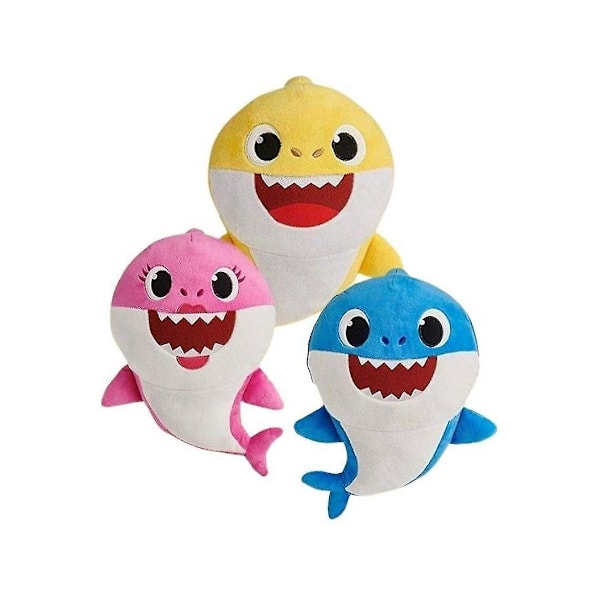 Baby Shark Azul Musikalisk Plysch (32 X 5 X 20 Cm)[C]