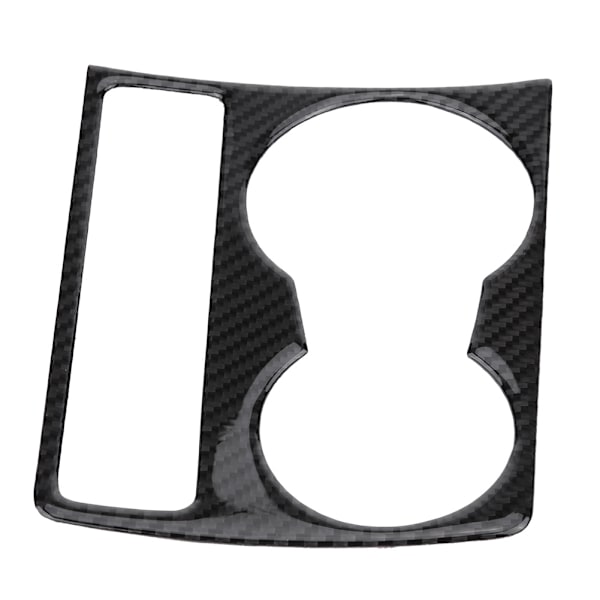 Panel i kolfiber för bilens mittkonsol, vattenkoppshållare, trim för Audi A4 B8 A5 2009-2015