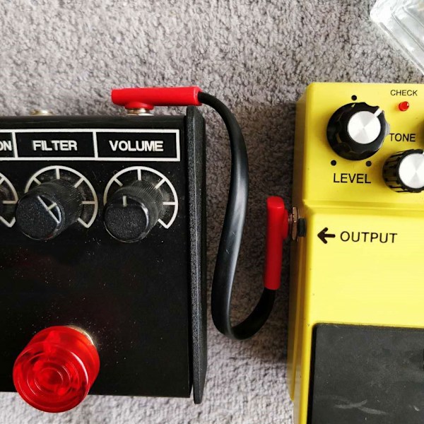 15cm/20cm Gitarr Effektpedal Kablar Höger Vinkel Patch Kabel Brusfri Kablar 0.03 20cm