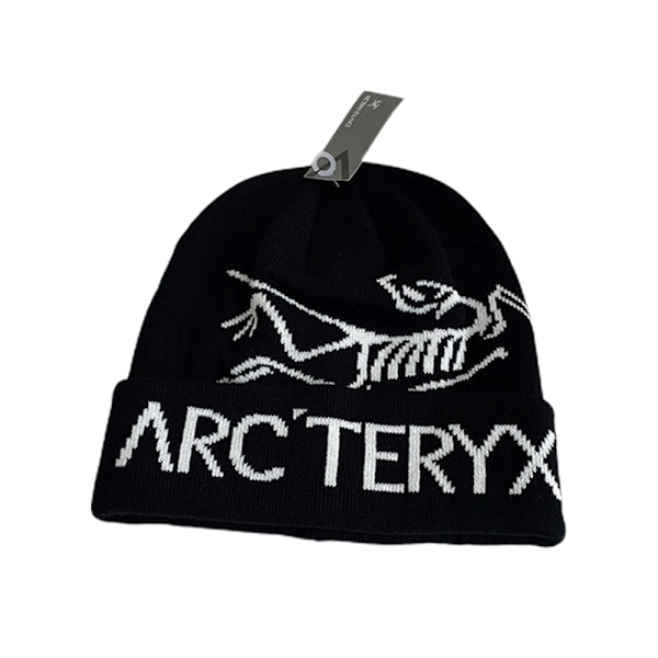 Arcteryx Bird Head Black Toque Beanie Hat Cap Black