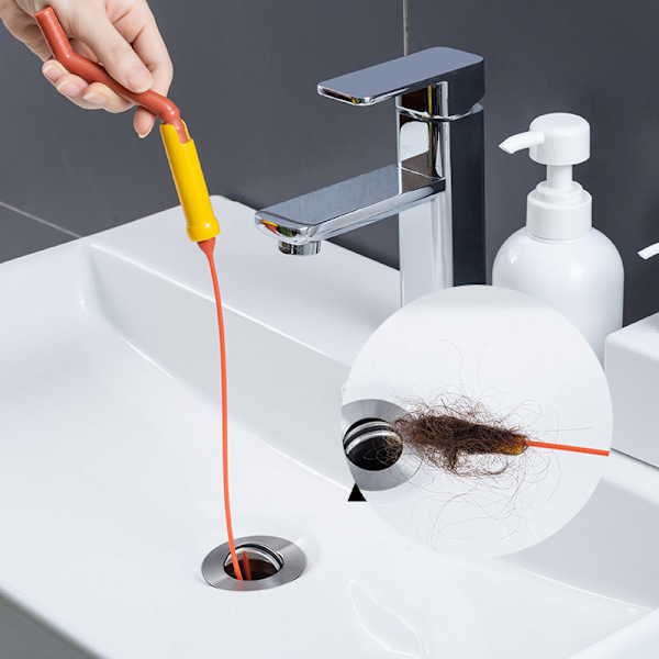 Drain Weasel Avløpsrenser - 65 cm - Avløpshår, ZQKLA
