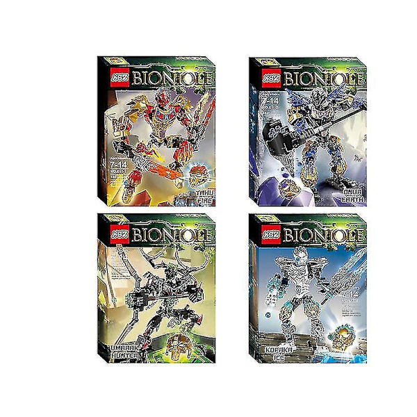 Bionicle Maa Jää Tuli Hunter Actionfiguuri Rakennuspalikat Robottilelut Lapsille Joululahjapaketti