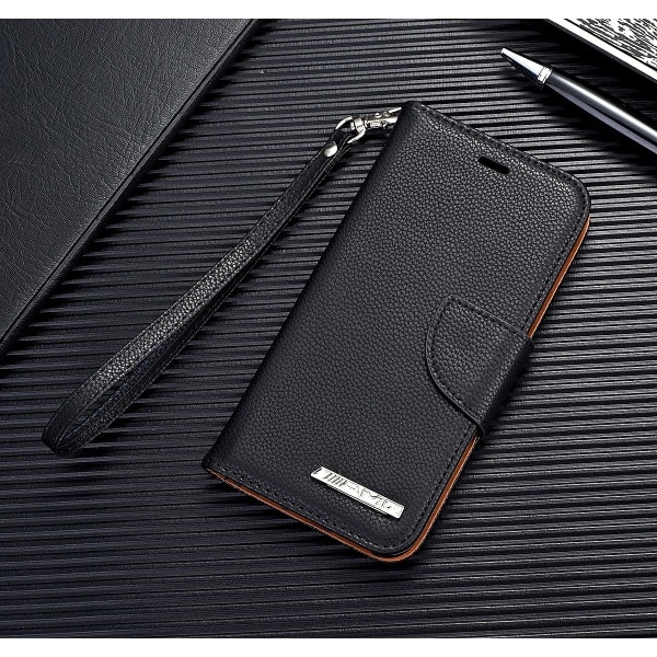 SQBB iPhone 12 Pro Max flip-telefonetui i læder AMG