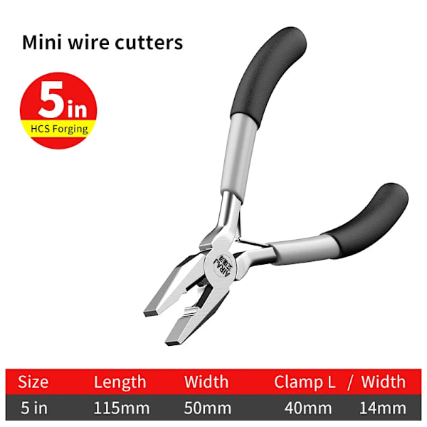 Mini Diagonal Tang Rund Bøjning Nål Næse Tang Klip Værktøj Håndlavet Perle Isoleret Tang Til DIY Små Smykker Tang Værktøj C