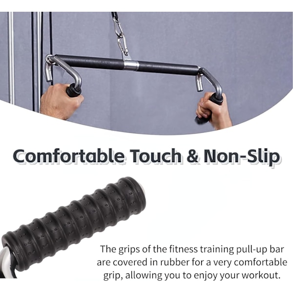Fitness Bar Håndtak Universell Pull-up Bar Håndtak Hjemmetrening Bar Tilbehør, Hjemmetreningsutstyr Tilbehør