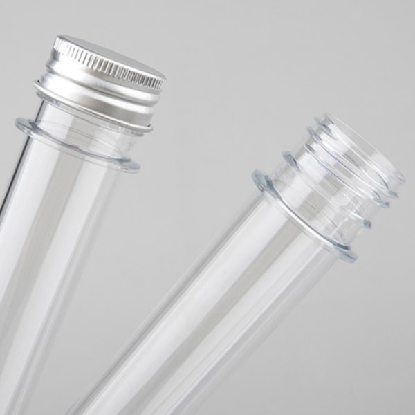 40 ml plast opbevaringsrør Lab prøve rør med skruelåg