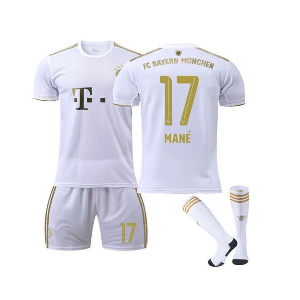 Fotballdrakt Fotballtrøye Treningstrøye Mbappe Bayern Bortetrøye MANE 17 Bayern Away Kit MANE 17 8-9Years#24