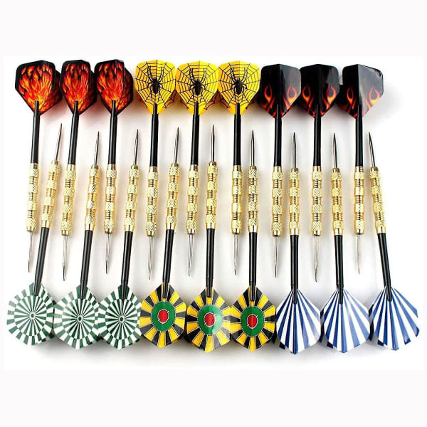 18-pack of arrows in stainless steel with a steel tip